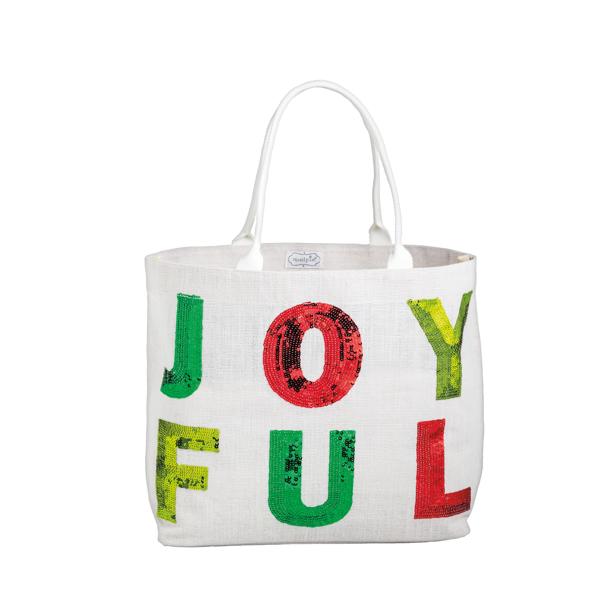 Holiday Jute Tote