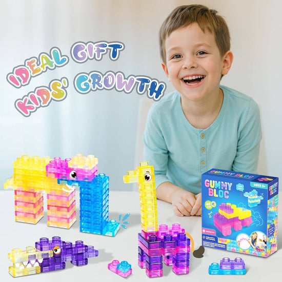 Squishy Jelly Building Blocks stress relief educational toys
