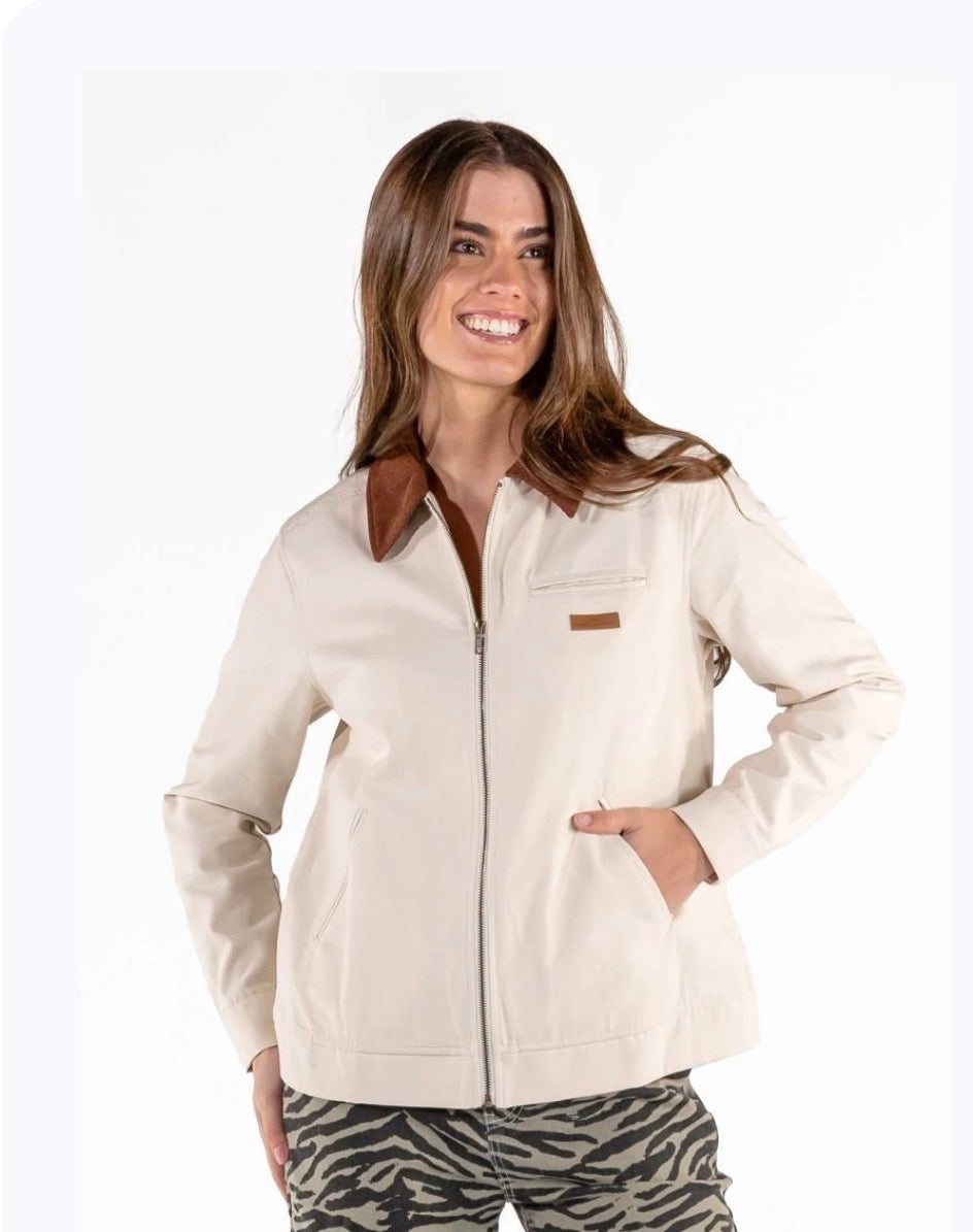Ivory Canvas Jacket