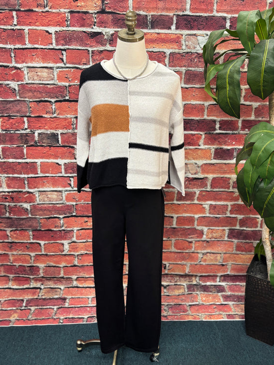 Modern Luxe Silk Blend Colorblock Knit *FINAL SALE*