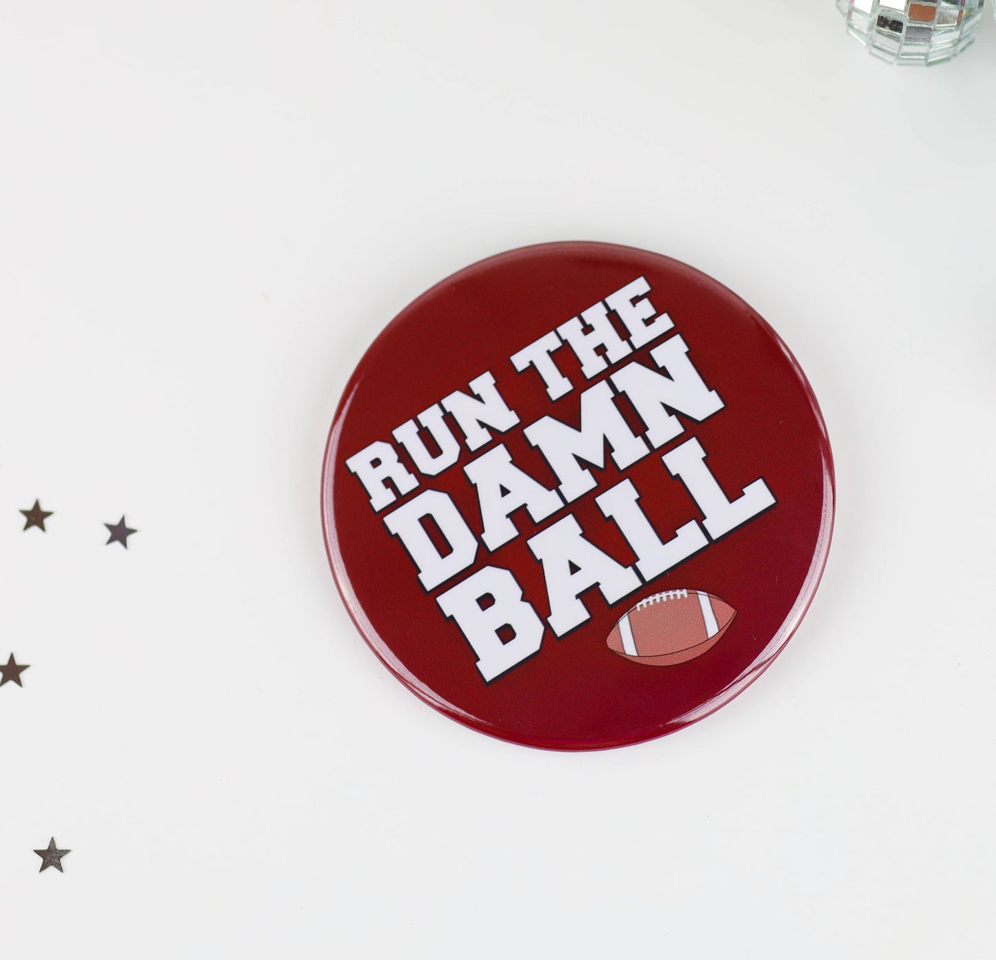 Maroon Game Day  Buttons | Game Day Pins