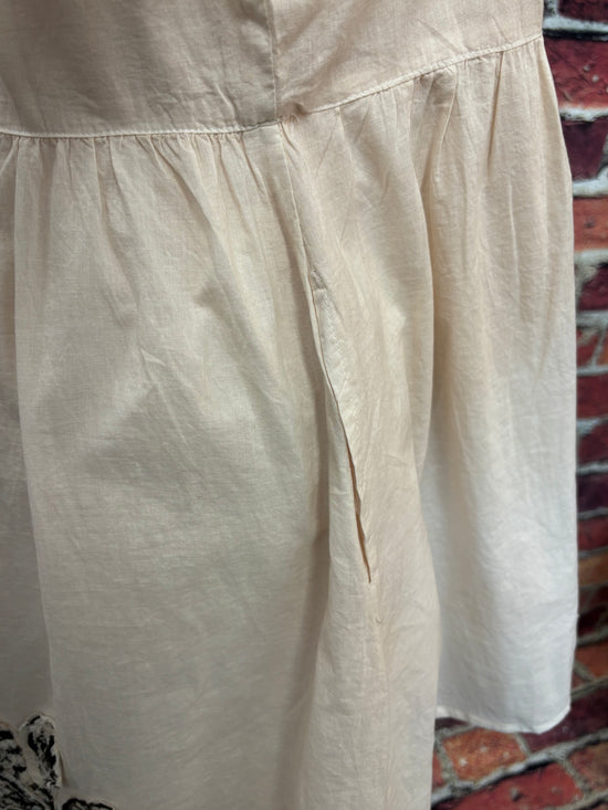 Vintage Storybook Cotton Shirt Dress