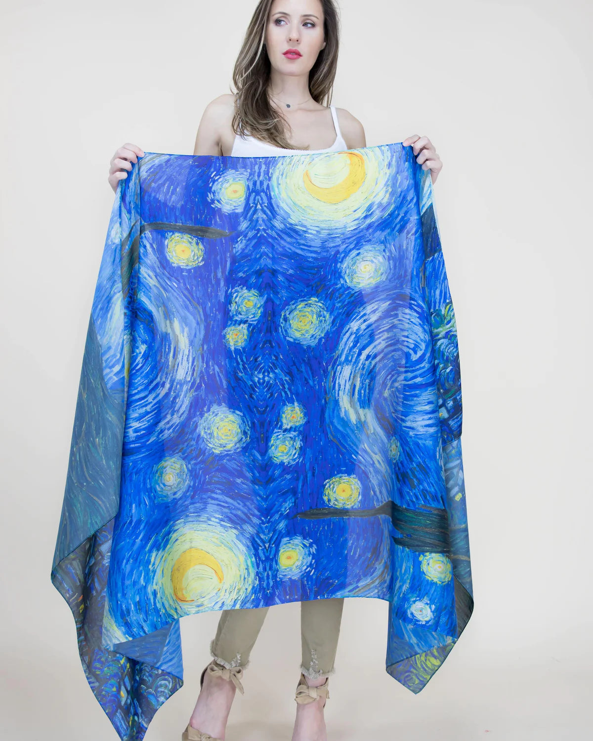 Silky Feel Thin Scarf