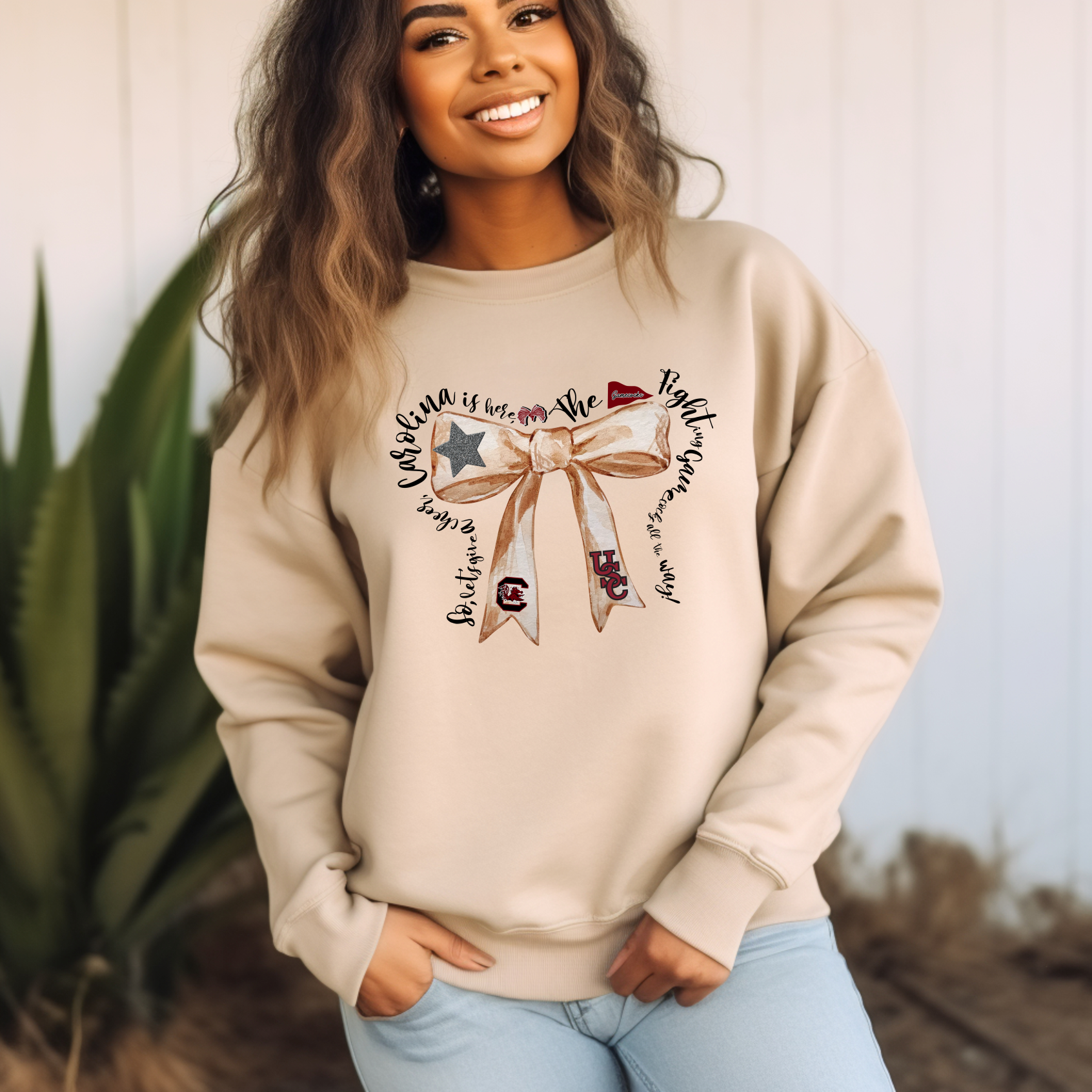 South Carolina Gamecocks Coquette Sweatshirt