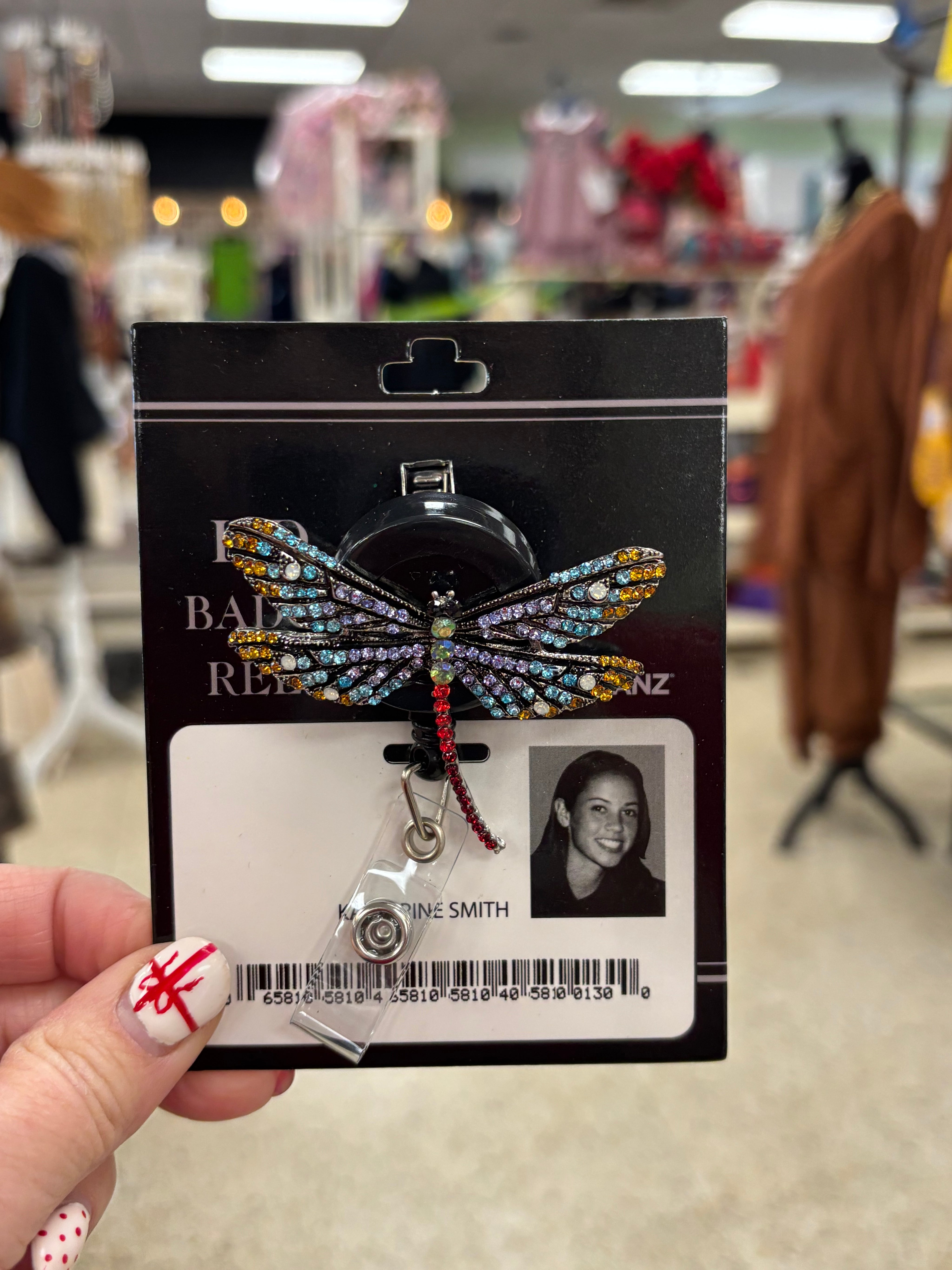 Rhinestone Badge Holders