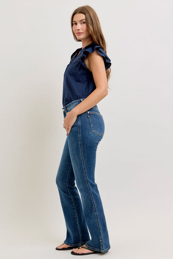 Judy Blue MR Bootcut W/Cell Phone Back Pkt & Slit