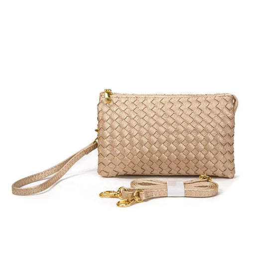 Kathy Woven 3 Compartment Handbag