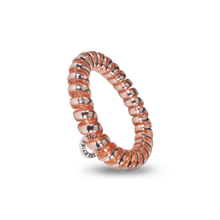 Load image into Gallery viewer, Spiral Hair Coils | Large | Millennial Pink Hair Ties
