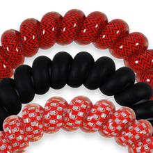 Load image into Gallery viewer, Spiral Hair Coils | Large | Go Dawgs! Hair Ties
