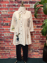 Load image into Gallery viewer, Vintage Storybook Cotton Shirt Dress
