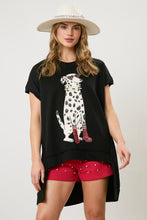 Load image into Gallery viewer, Fancy Dalmatian Oversized Top
