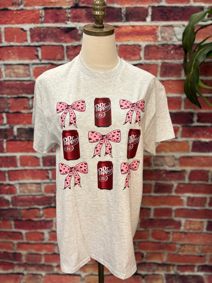 Bows & Dr. Pepper Short Sleeve Shirt