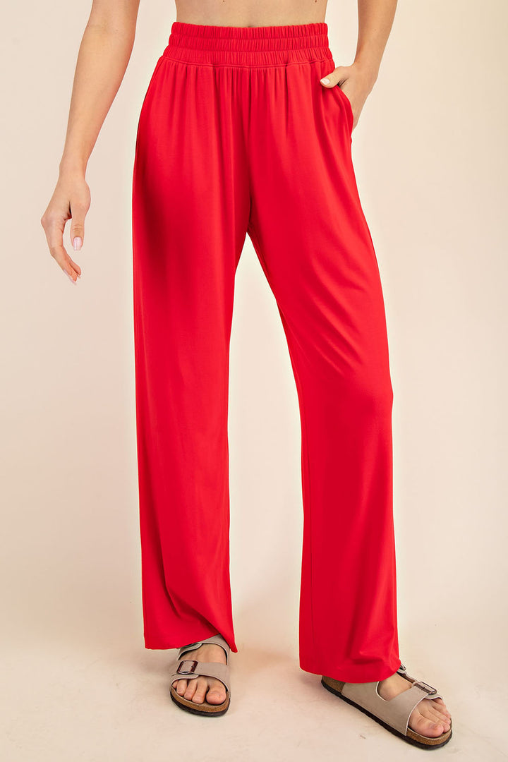 Viscose Modal Wide Leg Pant