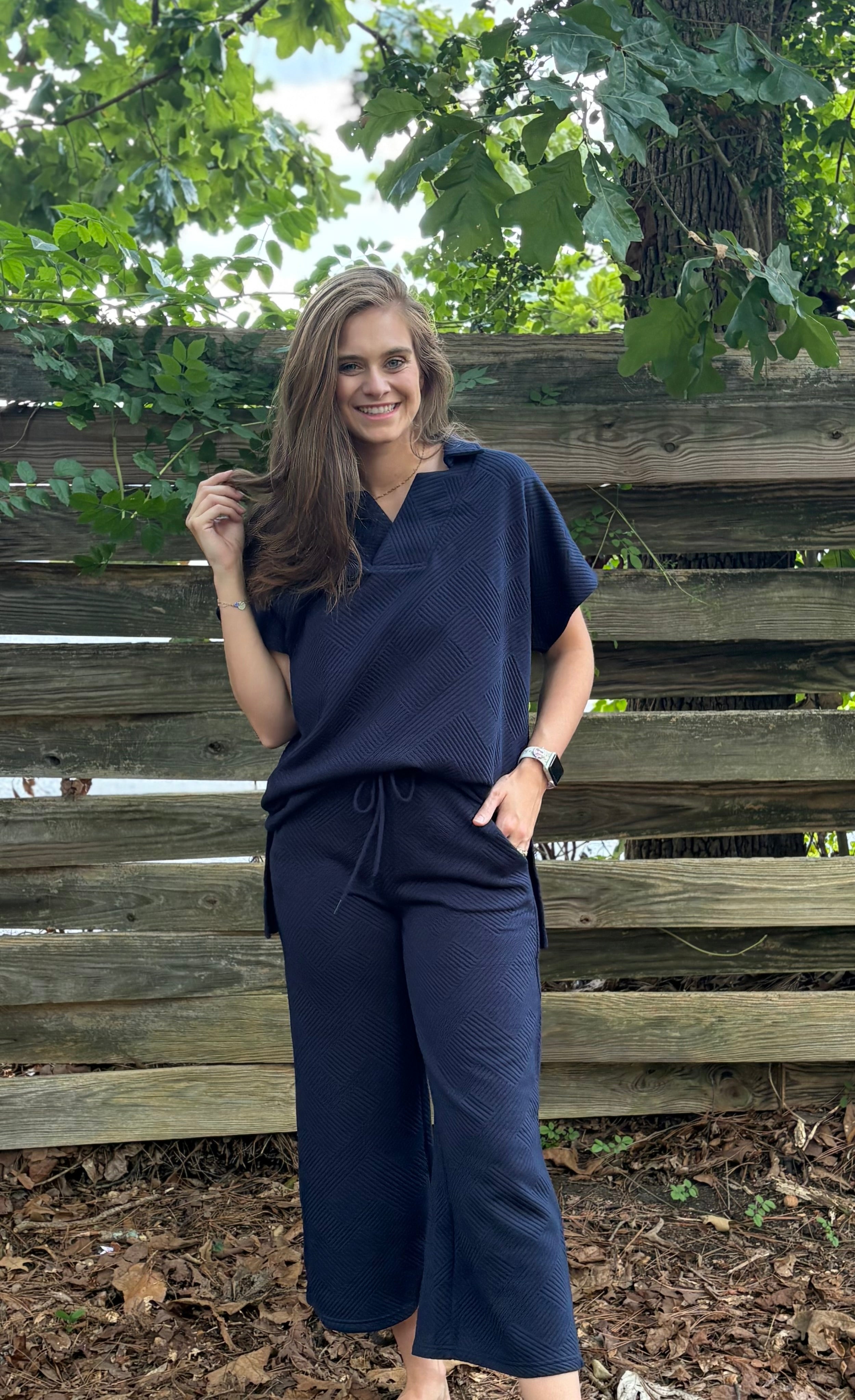 Be Smart Textured 2pc Set