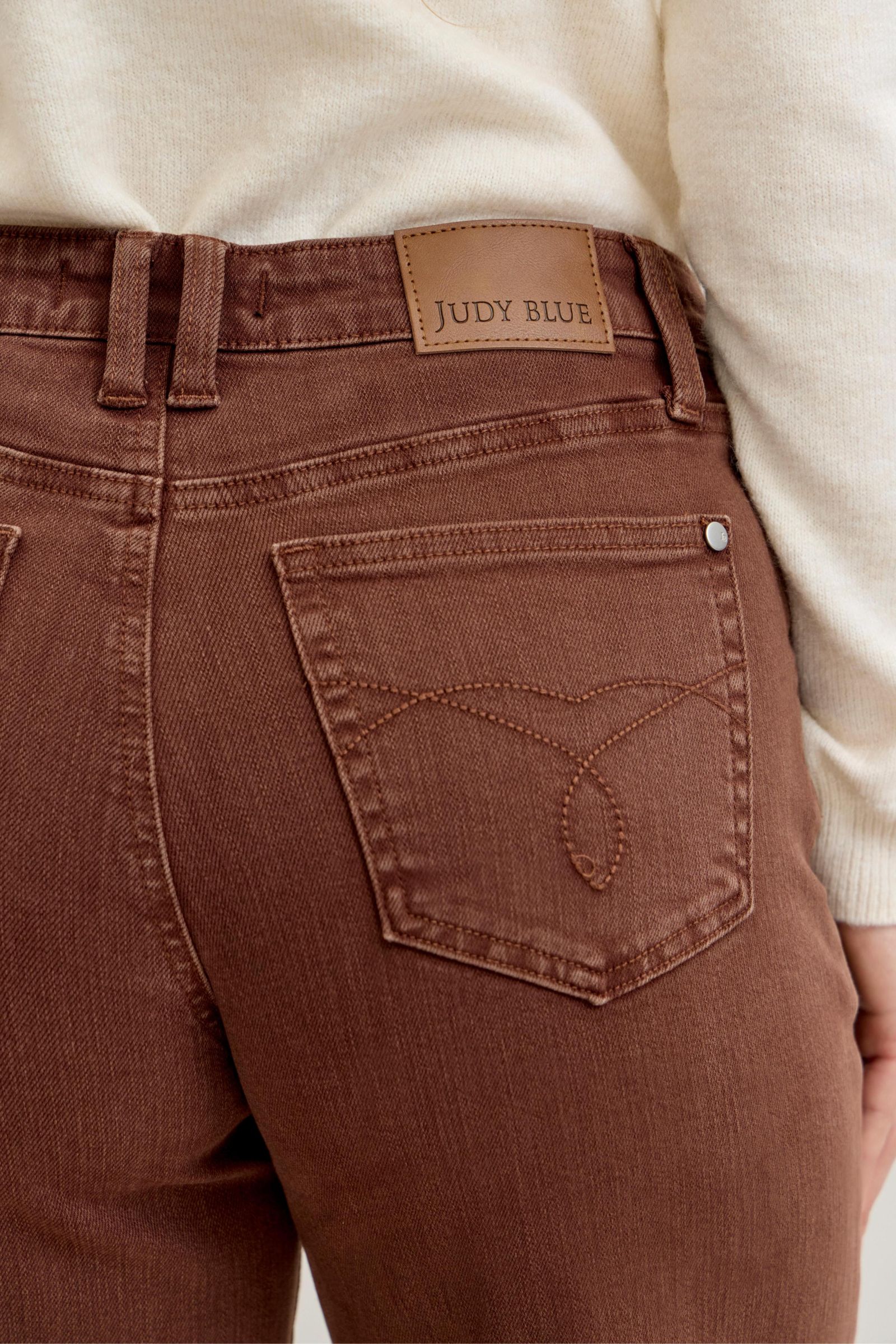 Judy Blue MR Wide Crop Garment Dyed Utility Pkts *FINAL SALE*