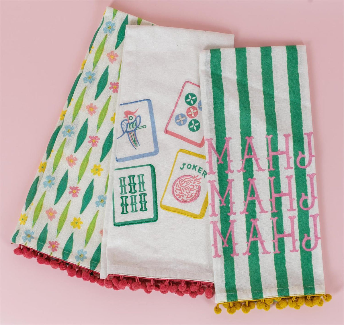 Mahjong Moments Tea Towel