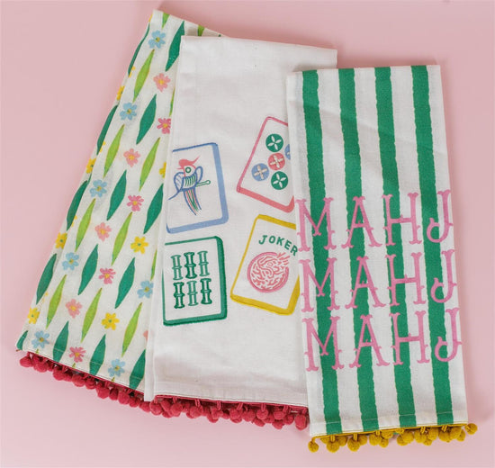 Mahjong Moments Tea Towel