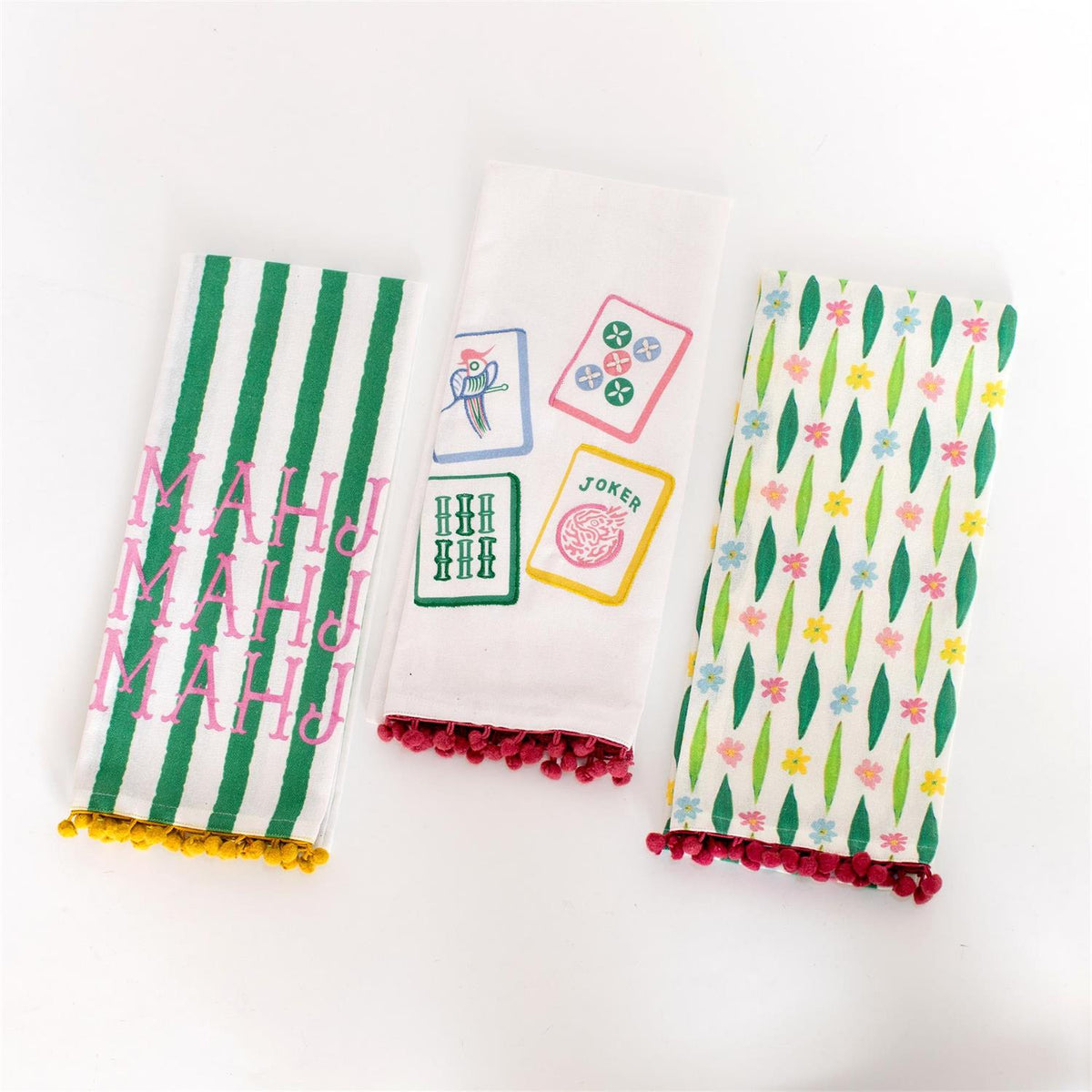 Mahjong Moments Tea Towel