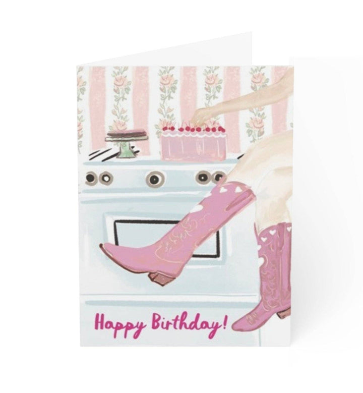 Happy Birthday Cowgirl- Note Card