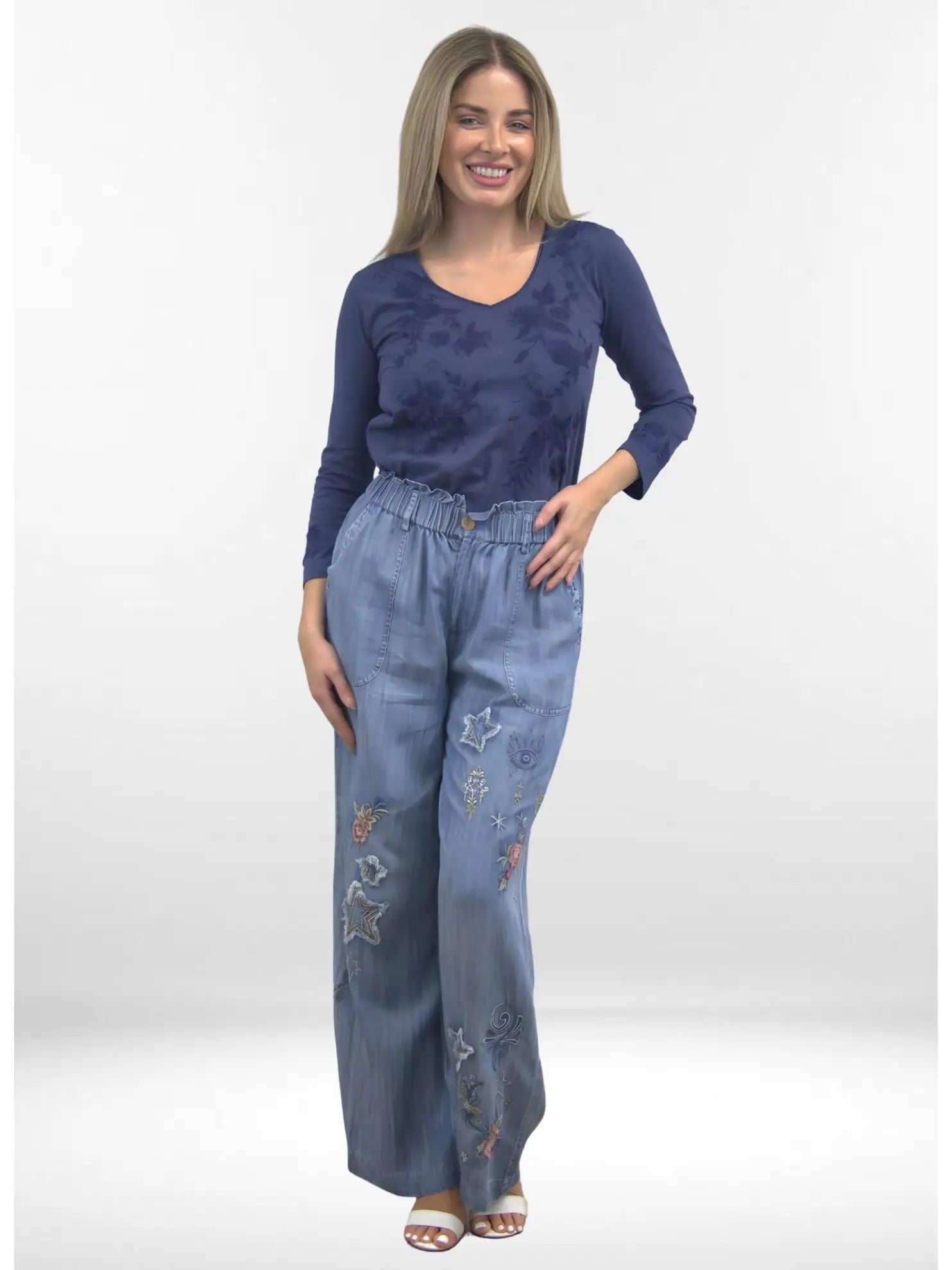 Adriana Pant Relaxed Pull-On Pants