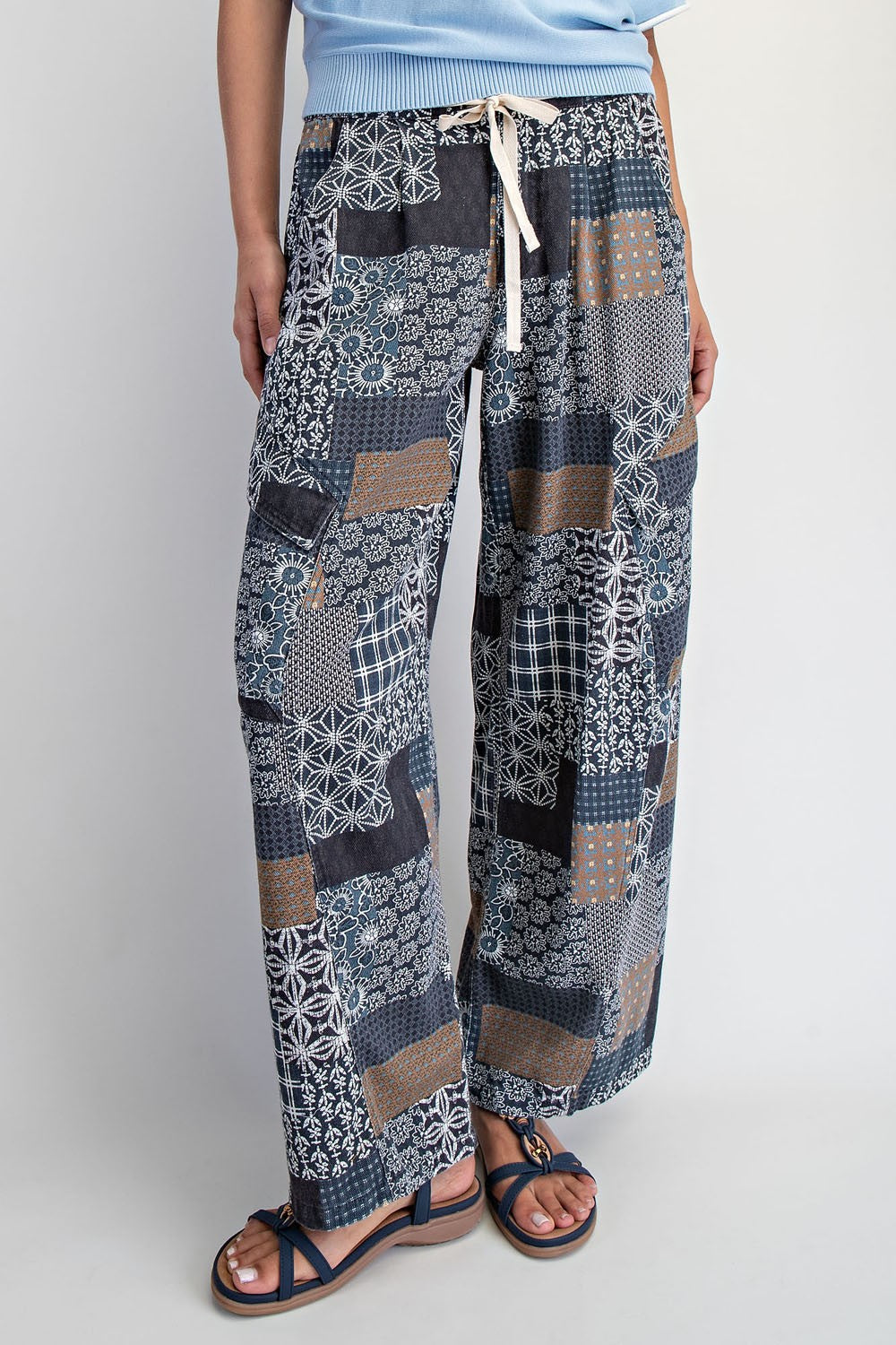 Cocoon Baggy Barrel Leg Cargo Pants