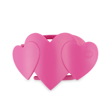 Load image into Gallery viewer, Flat Hair Clip | Medium | Pink Heart to Heart
