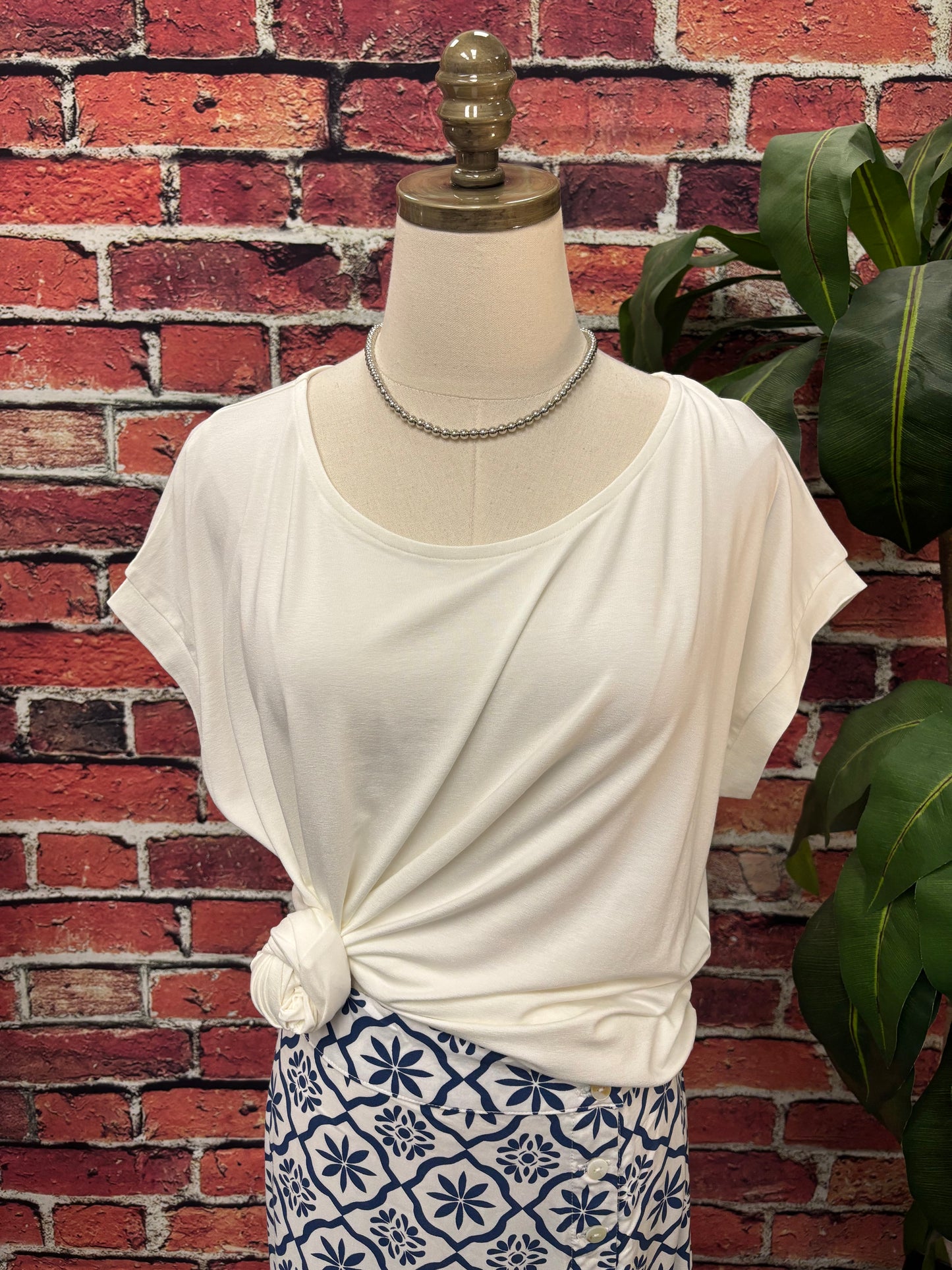 Easy Breezy Pintuck Tee