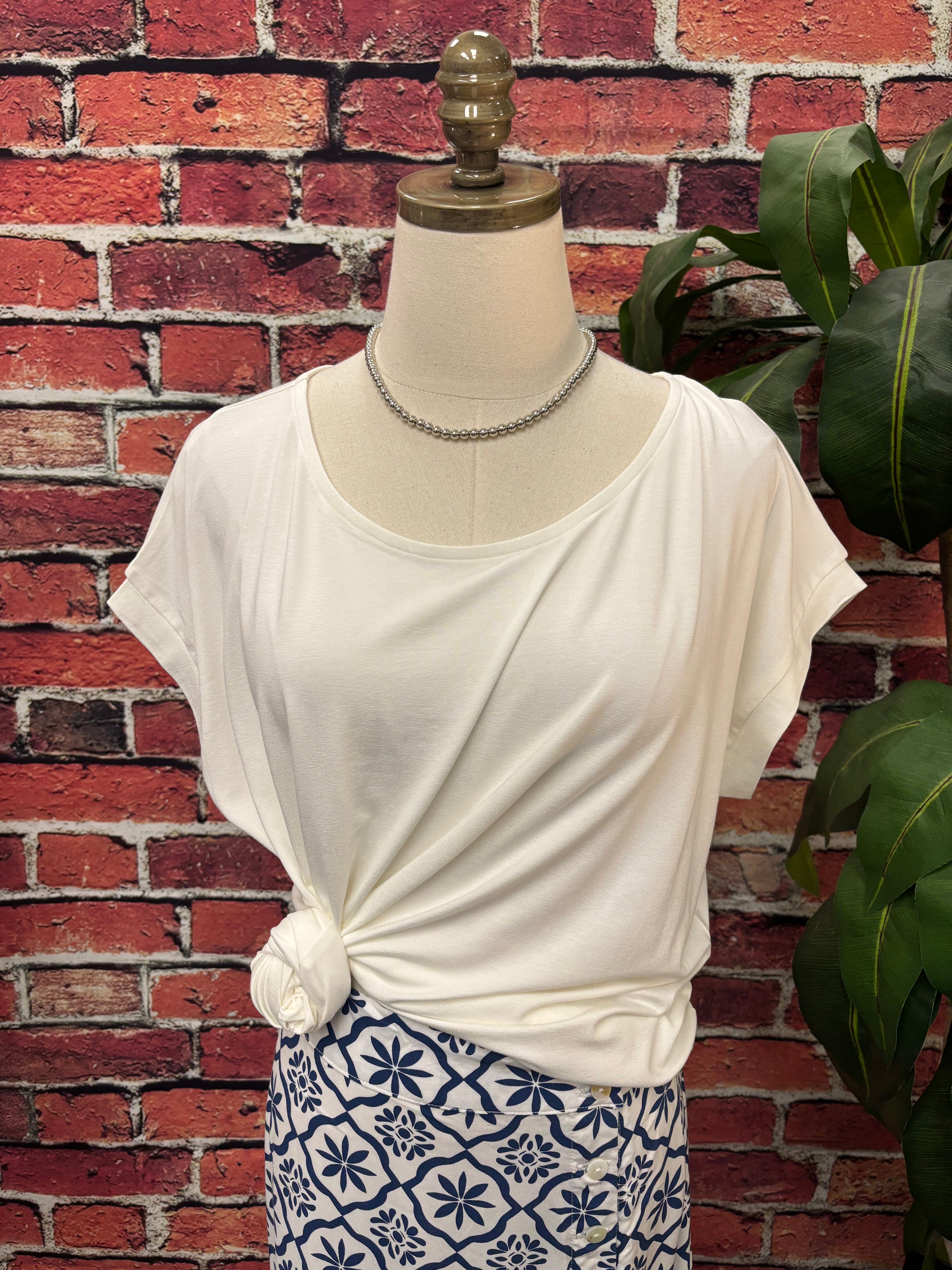 Easy Breezy Pintuck Tee