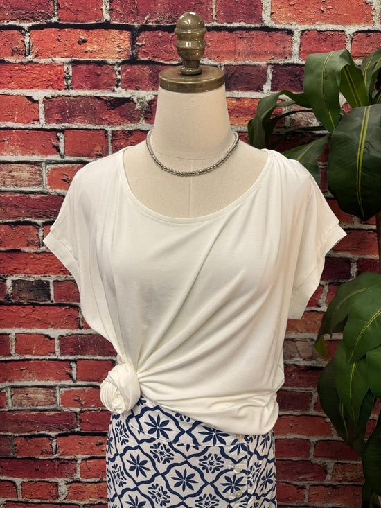 Easy Breezy Pintuck Tee