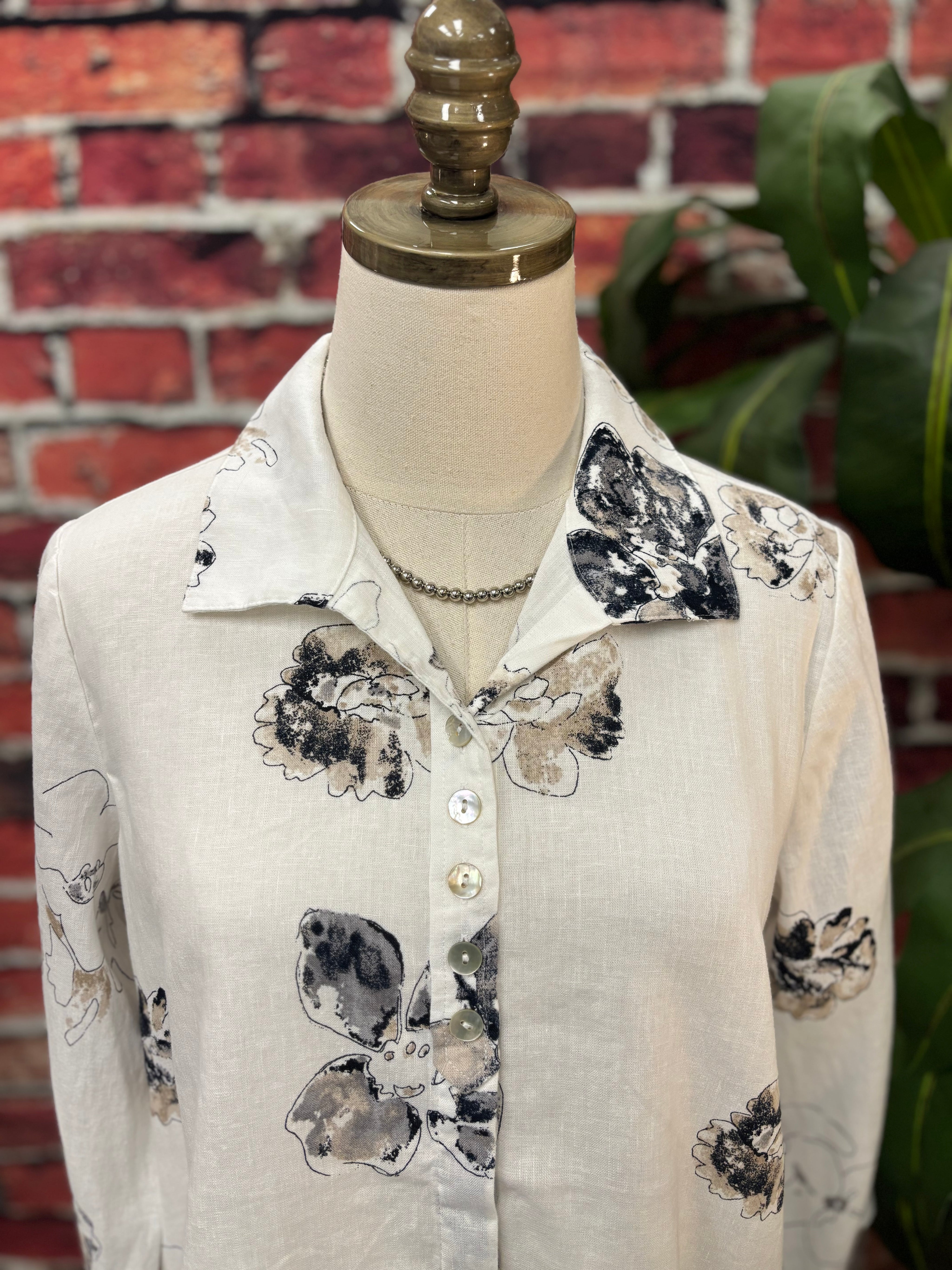 Watercolor Floral Swing Shirt