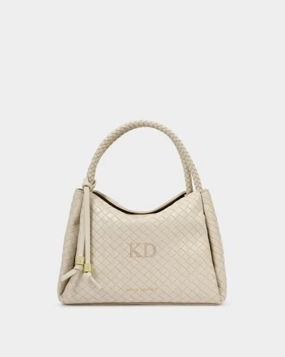 Nova Woven Textured Top Handle Bag