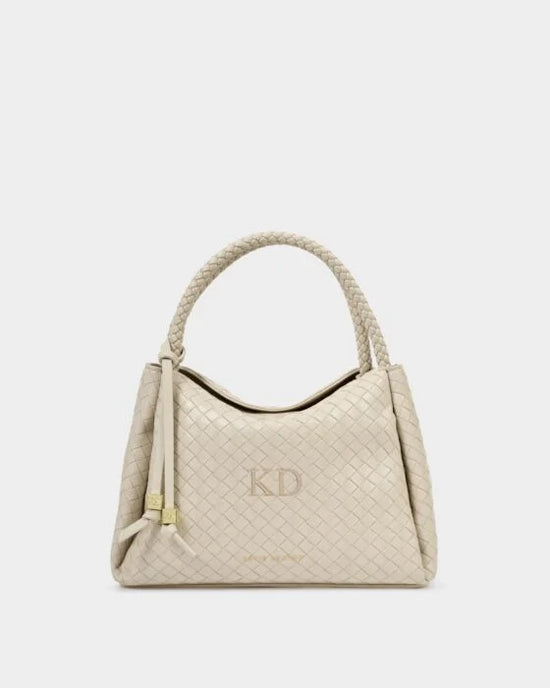 Nova Woven Textured Top Handle Bag