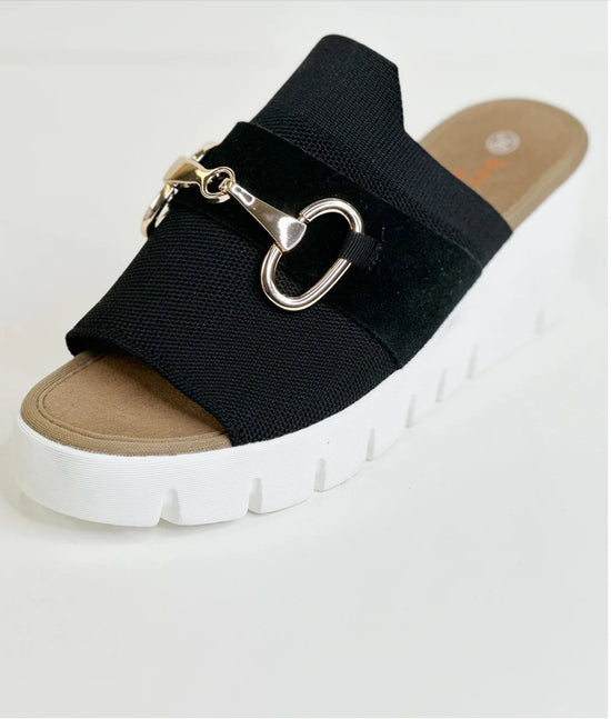 Bernie Mev Buckle Wedge *FINAL SALE*