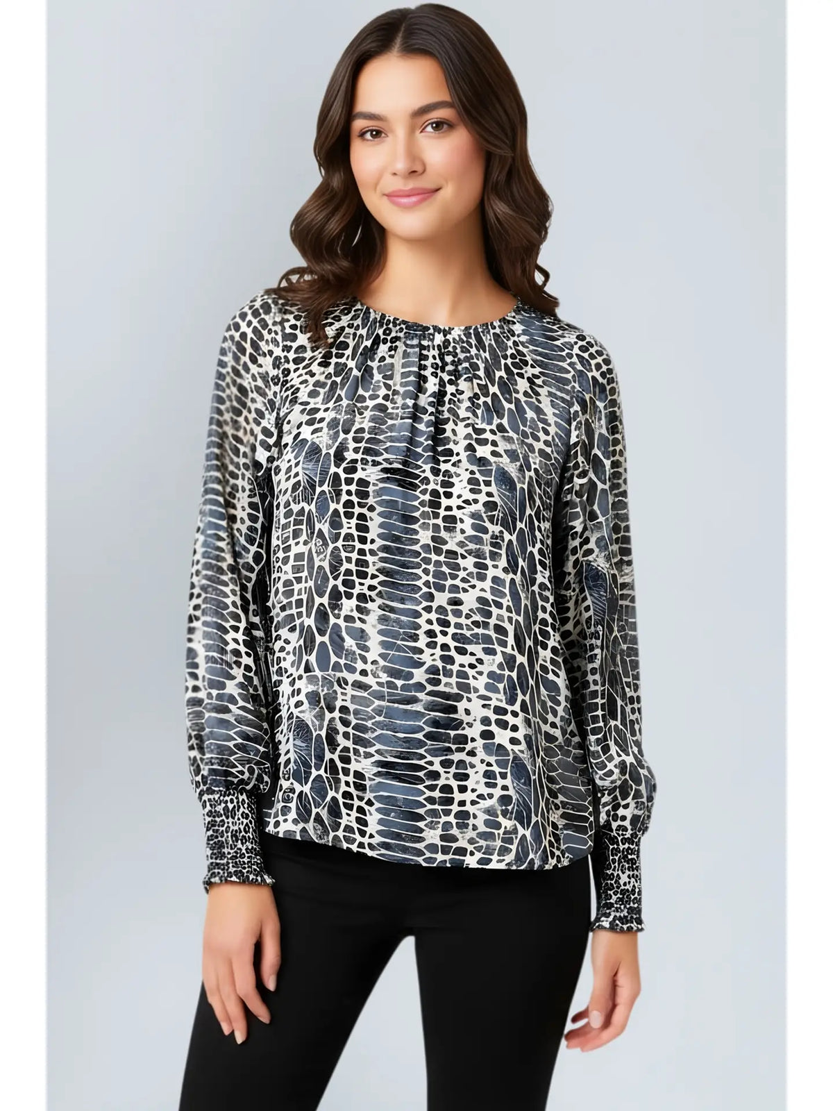 Morgan Smocked Pullover