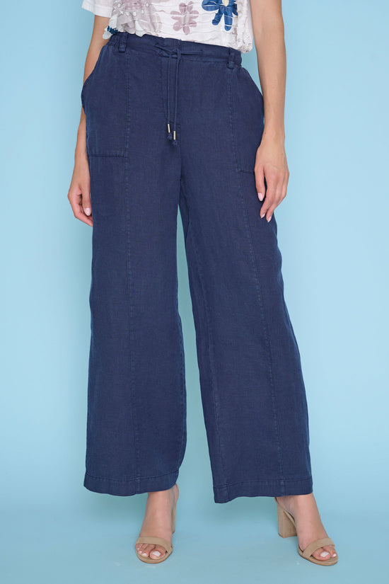 Deep Navy Everyday Crop Pants