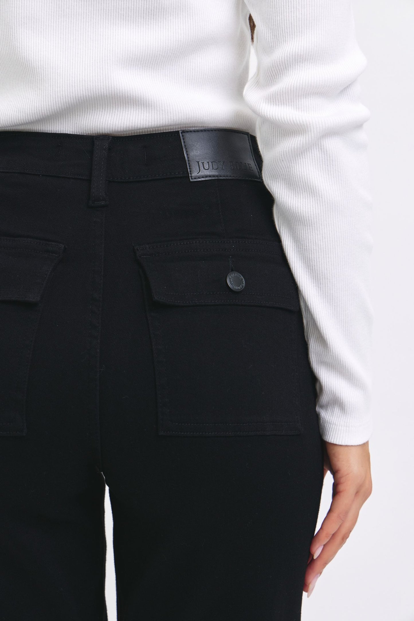 Judy Blue HW Cargo Cuffed Jogger