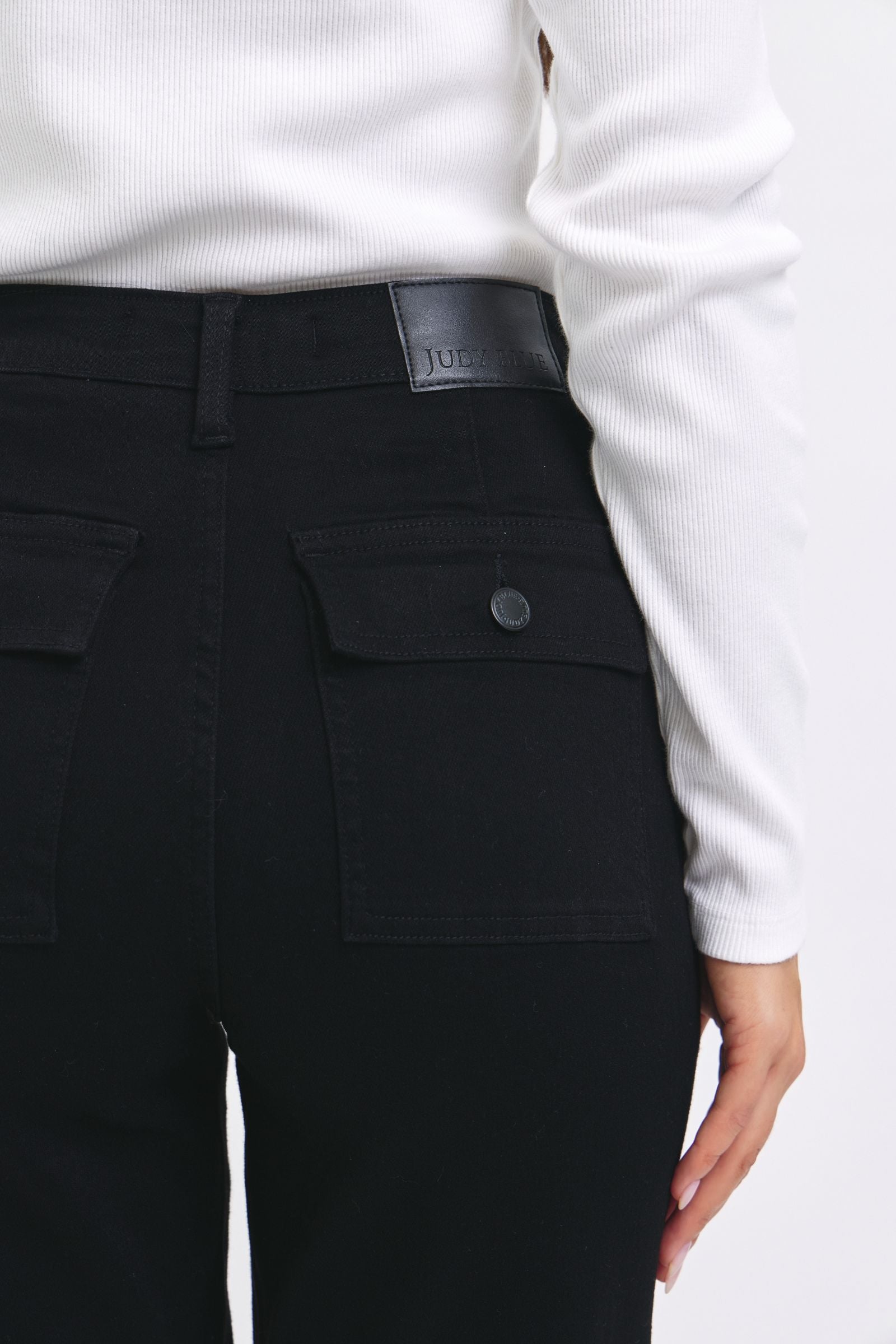 Judy Blue HW Cargo Cuffed Jogger