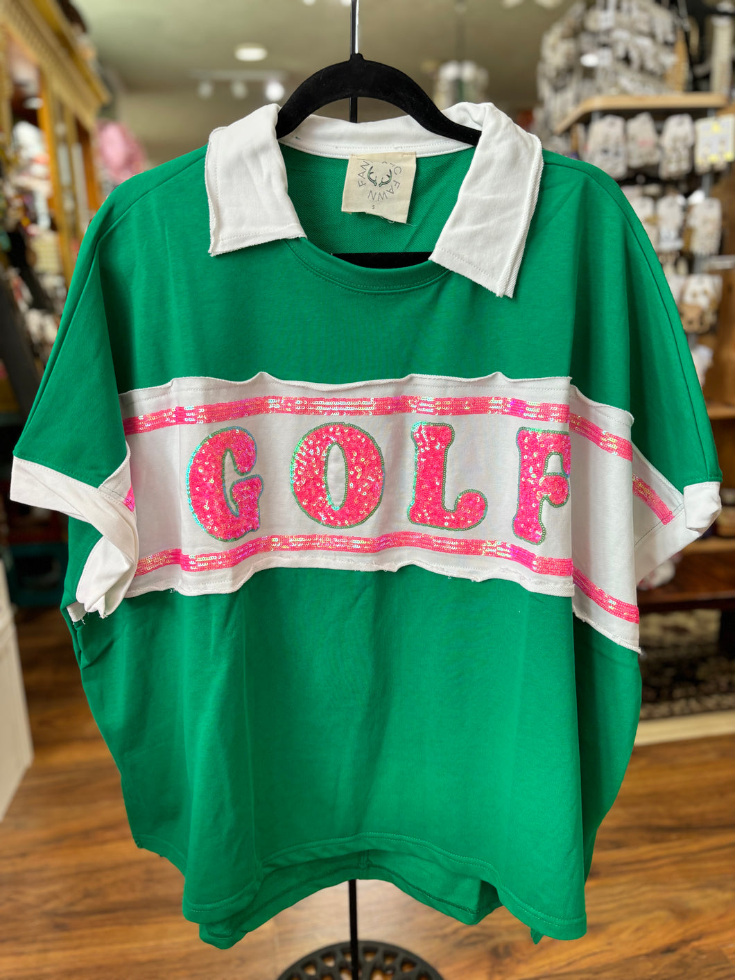 Color Block Golf Top *FINAL SALE*