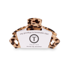 Load image into Gallery viewer, Open Hair Clip | Medium | Blonde Tortoise
