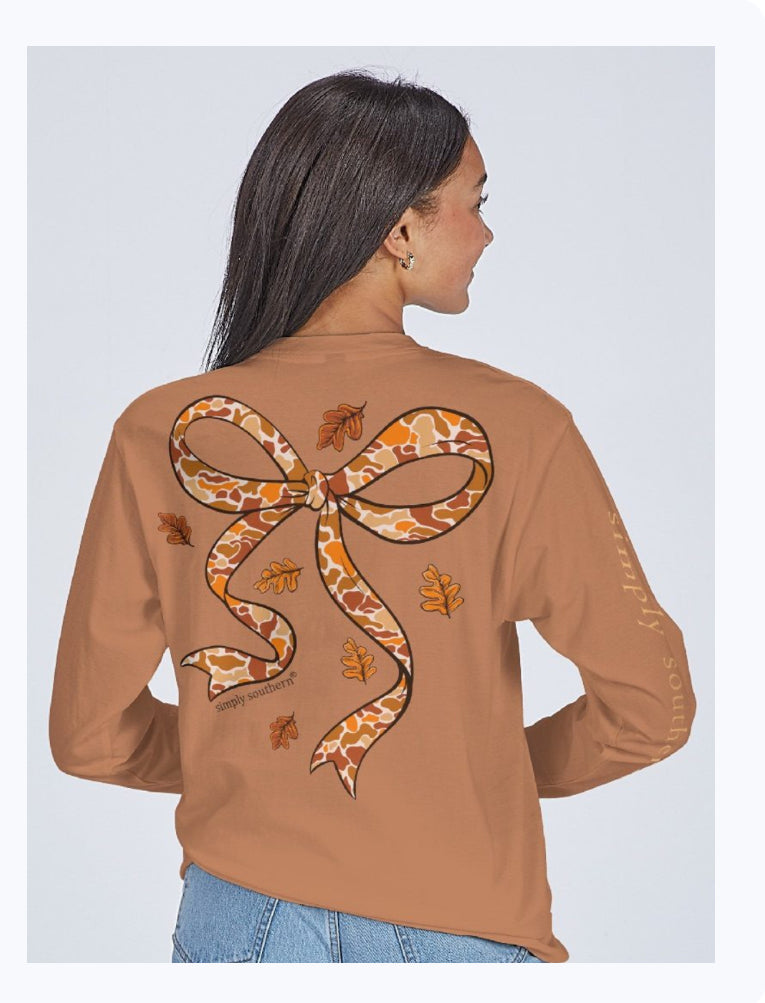 Chestnut Camo Bow Tee