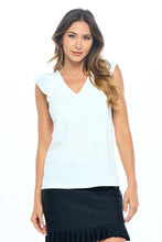 Load image into Gallery viewer, Coleen Tiered Cap Sleeve Top
