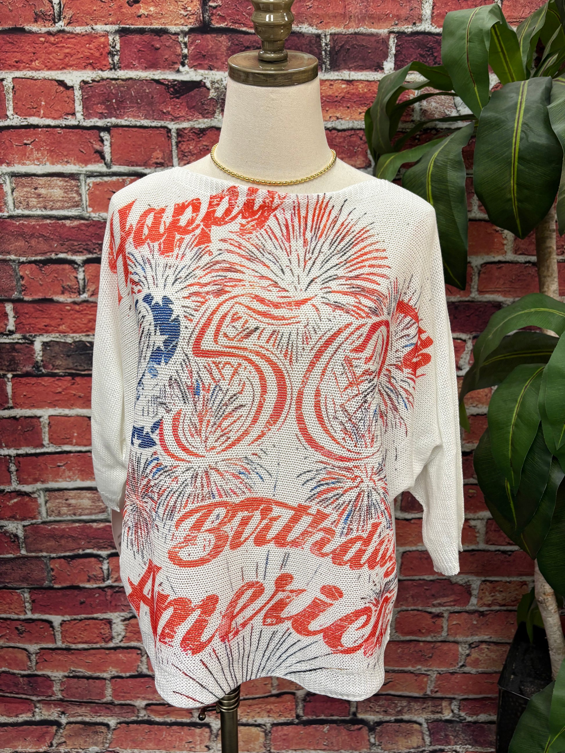 Made in Italy Artistic Lightweight Sweater