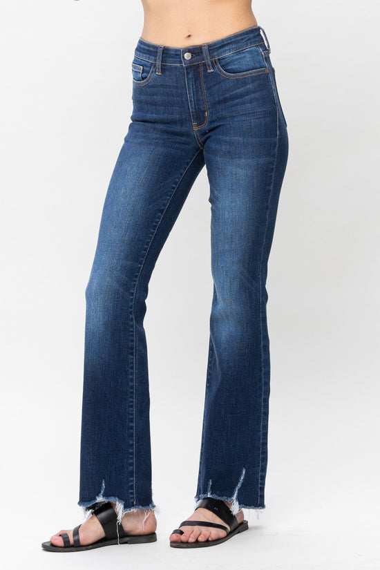 Judy Blue Mid-Rise Non Distressed Hem Bootcut *FINAL SALE*