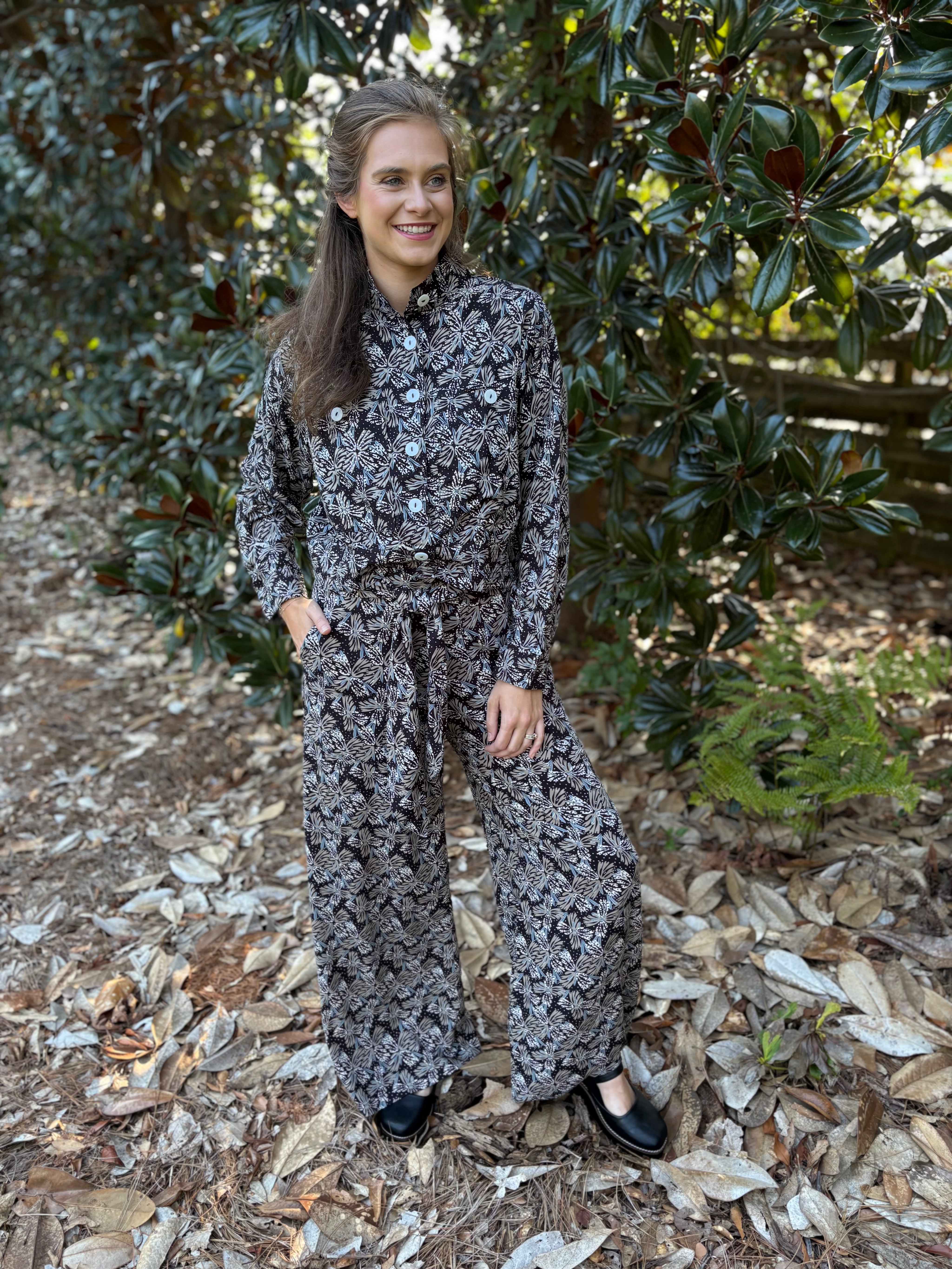 Coral Nicole Tie Pants