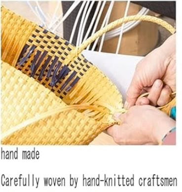 Elysa See Through Hand Woven Eco Plastic Tote Bag