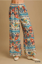 Load image into Gallery viewer, Wide Leg Border Print Pants
