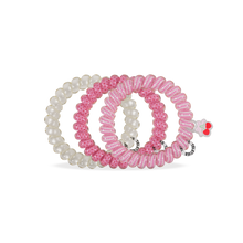 Load image into Gallery viewer, Spiral Hair Coils | Large | Cherry Bomb
