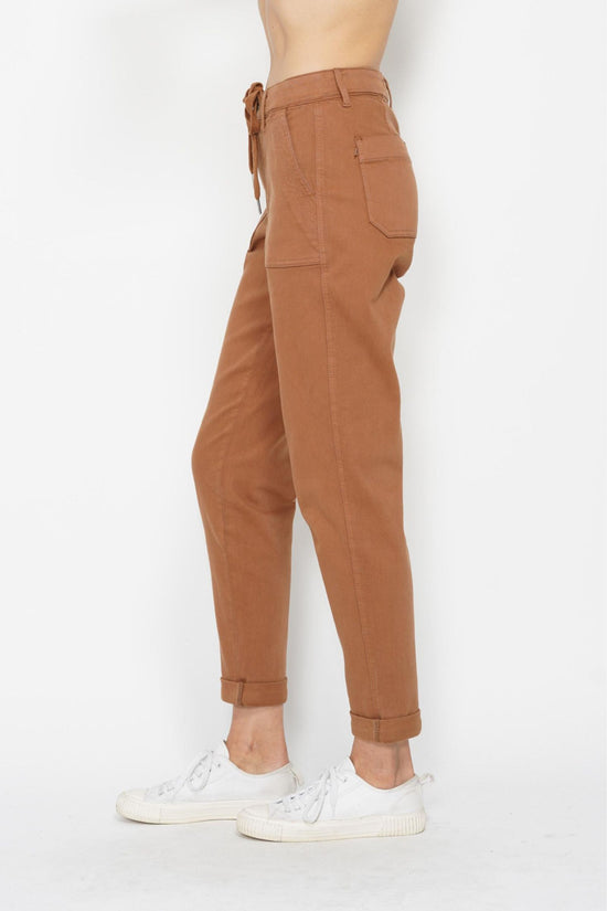 Judy Blue HW Garment Dyed Cuffed Jogger *FINAL SALE*