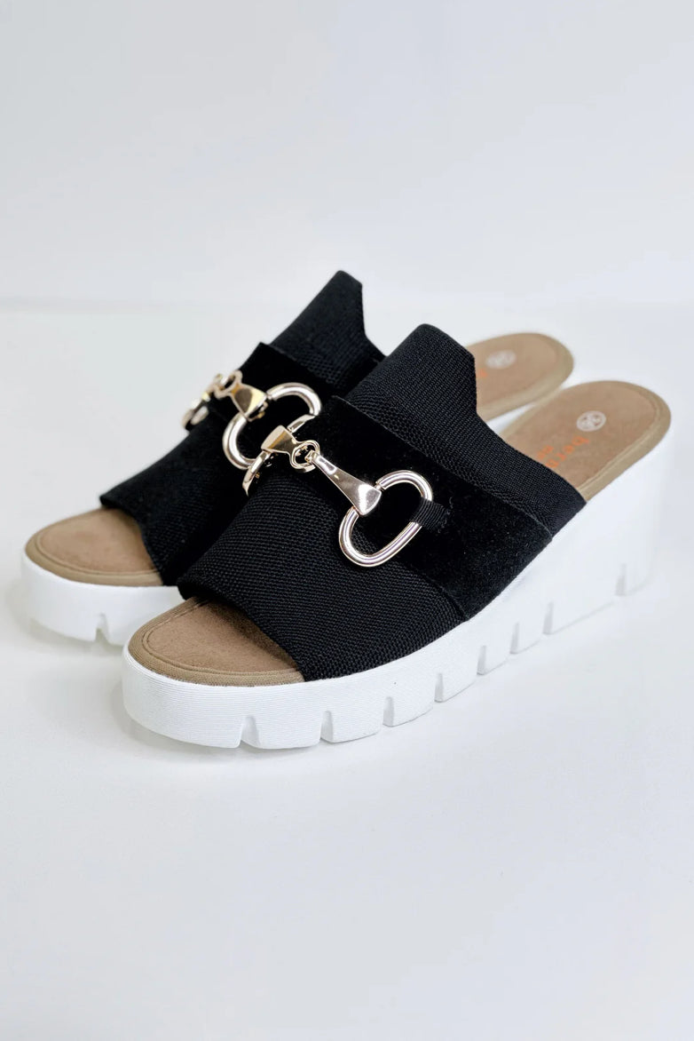 Bernie Mev Buckle Wedge *FINAL SALE*