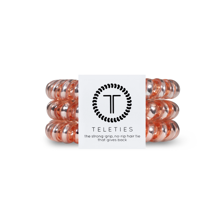 Spiral Hair Coils | Large | Millennial Pink Hair Ties